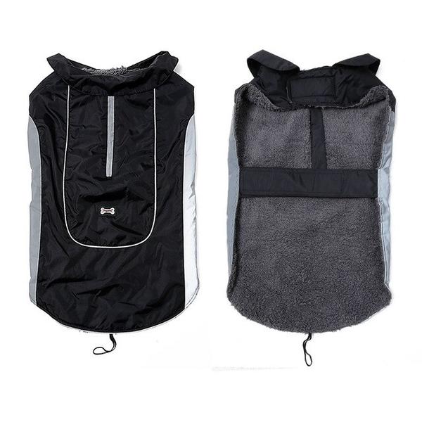 Manteau imperméable réfléchissant pour chien - Royaume Animal